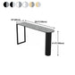 Stone Indoor Glam Bar Dining Table Iron Bistro Table with Double Pedestal Clearhalo 'Bar Furniture' 'Bar Tables' 'bar_tables' 'furn' 'furn_bar_tables' 'Furniture' 'furniture_bar_tables' 'Kitchen & Dining Furniture' 'kitchen&dining_furn' 'kitchen' 1200x1200_7185ff30-4a3d-4a02-b8c1-4c8c5132f990