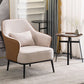 Modern Armchair Solid Color Pillow Back Basic Four Legs Chair Clearhalo 'Accent Chairs' 'accent_chairs' 'Chairs & Seating' 'furn' 'furn_accent_chairs' 'Furniture' 'Living Room Furniture' 1200x1200_7186a1f4-97f6-4c6f-bdf8-83f4f5a9b3d4