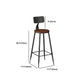 Dark Brown Bar Set with Pine Wood Top 1/2/5/9 Pieces Industrial Rectangle Pub Table Set Clearhalo 'Bar Furniture' 'furn' 'furn_home_bar_bar_sets' 'Furniture' 'Home Bars & Bar Sets' 'home_bar_bar_sets' 'Kitchen & Dining Furniture' 1200x1200_718a0f42-07cf-428e-9f6b-596aad724fd3