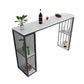 Rectangle Stone Bar Table Traditional Luxury Bar Dining Table with Sled Base Clearhalo 'Bar Furniture' 'Bar Tables' 'bar_tables' 'Furniture' 'furniture_bar_tables' 'Kitchen & Dining Furniture' 1200x1200_718c89b0-9360-4165-9613-d0097010b3ae