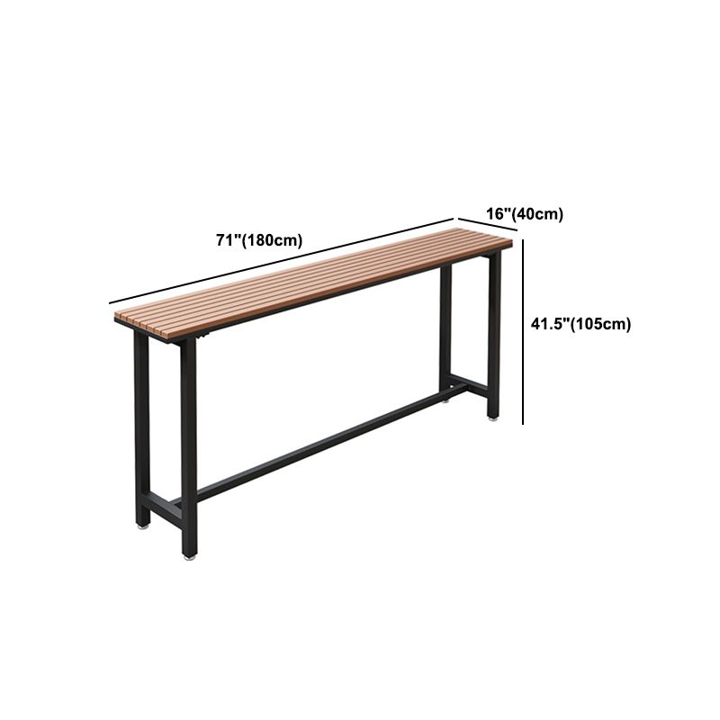 Modern 1/2/5 Pieces Reclaimed Wood Bar Table Set Fixed Table Counter Table Clearhalo 'Bar Furniture' 'furn' 'furn_home_bar_bar_sets' 'Furniture' 'Home Bars & Bar Sets' 'home_bar_bar_sets' 'Kitchen & Dining Furniture' 1200x1200_718e382c-289f-4bfe-98a3-993a44b3662e