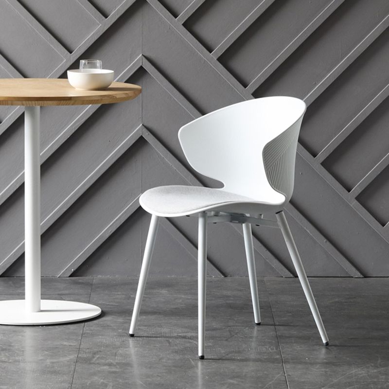 Contemporary Style Dining Chairs Armless Metal Side Wingback Chair for Kitchen Clearhalo ' kitchen&dining_furn' 'Dining Chairs' 'Dining Tables & Seating' 'dining_chair' 'furn' 'furn_dining_chair' 'Furniture' 'furniture_dining_chair' 'Kitchen & Dining Furniture' 'kitchen' 1200x1200_7190b531-ae56-44bd-916a-476244865c9e