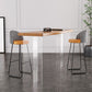 Rectangle Pub Dining Set 1/2/3/5/7 Pieces Solid Wood Counter Table with Upholstered Stools Clearhalo 'Bar Furniture' 'furn' 'furn_home_bar_bar_sets' 'Furniture' 'Home Bars & Bar Sets' 'home_bar_bar_sets' 'Kitchen & Dining Furniture' 1200x1200_71911d6d-560e-4c5a-9d7c-2ca21ed44cf7