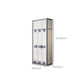 Rubberwood Wardrobe Closet Contemporary Hinged Wardrobe Cabinet
