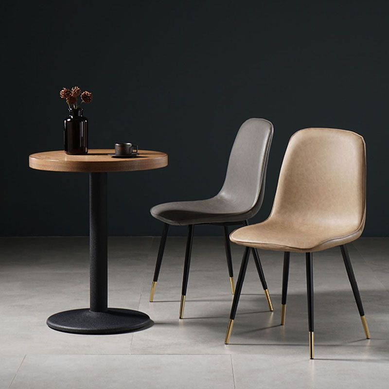 Nordic Metal Dining Chairs Dining Armless Side Chairs for Kitchen Clearhalo ' kitchen&dining_furn' 'Dining Chairs' 'Dining Tables & Seating' 'dining_chair' 'furn' 'furn_dining_chair' 'Furniture' 'furniture_dining_chair' 'Kitchen & Dining Furniture' 'kitchen' 1200x1200_71968370-58ea-4381-8d14-063f1c88014d