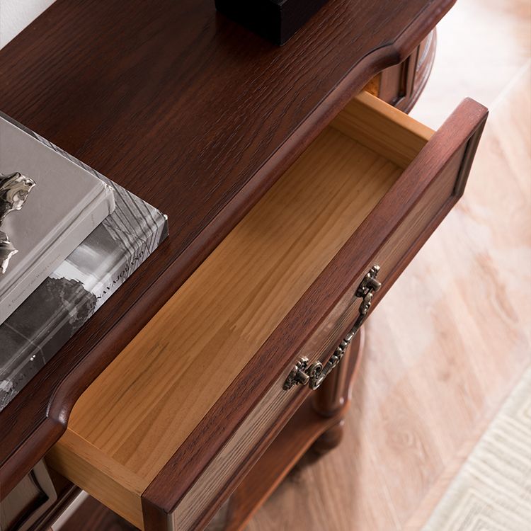 Tavolo da console moderno della metà del secolo Tavolo di accento in legno per Hall