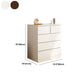 Contemporary Wooden Storage Chest Dresser Vertical Storage Chest