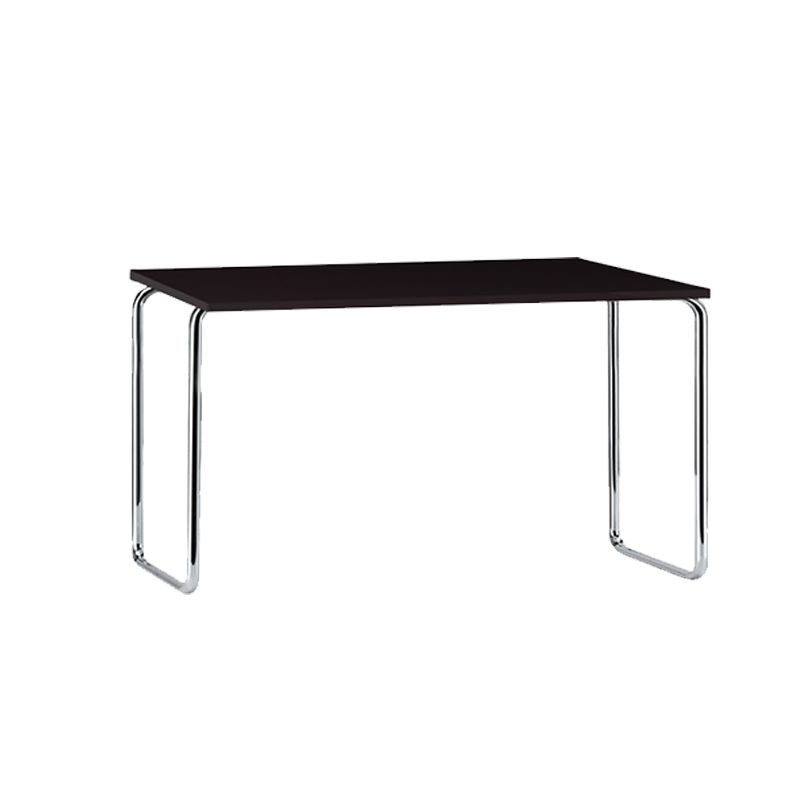 Table de tareas de forma rectangular de escritorio de estilo moderno de vidrio con 2 legs para el hogar
