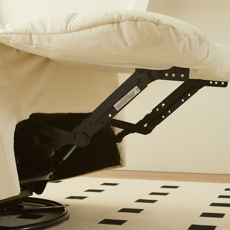 Contemporary Faux Leather Standard Recliner with Solid Color Tufted Back Clearhalo 'Chairs & Seating' 'furn' 'furn_recliners' 'Furniture' 'Living Room Furniture' 'Recliners' 1200x1200_719b5eb1-7f80-4906-8f51-019f9aa66901