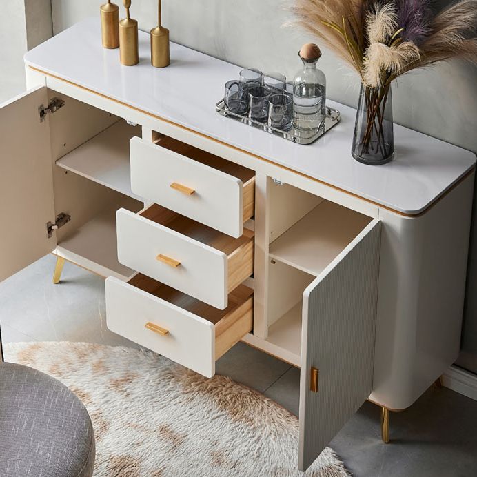 Tocador de madera fabricado vestidor de cofre de almacenamiento glamoroso