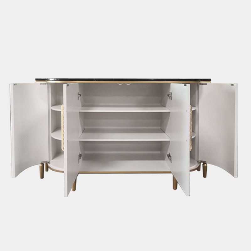 Credenza da pranzo a buffet in legno ingegnerizzato ingegnerizzato contemporaneo