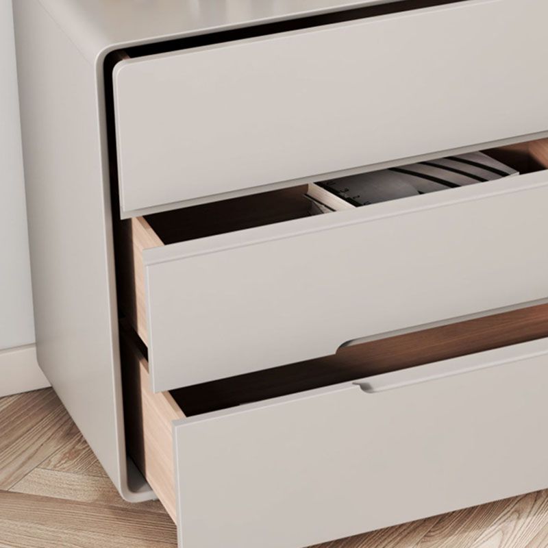 Modern tocador doble horizontal tocador de madera para dormitorio