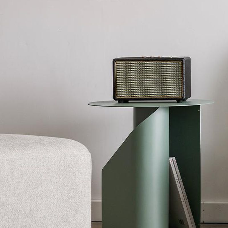 Comodino da tavolo di accento in metallo industriale 18,3 "comodino da letto alto