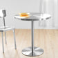 Tulip Base Industrial Dining Table Silver Stainless Steel Fixed Table Clearhalo ' dining_table' 'Dining Tables & Seating' 'Dining Tables' 'furn' 'furn_dining_table' 'Furniture' 'furniture_dining_table' 'Kitchen & Dining Furniture' 'kitchen&dining_furn' 'kitchen' 'kitchen_dining_table' 1200x1200_71a4d8ff-d0ca-4bcd-8db0-6a5443a50b1e