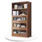 Contemporary Barrister Brown Bookshelf Engineered Wood Closed Back Shelf with Door Clearhalo 'Bookcases' 'furn' 'furn_bookcases' 'Furniture' 'furniture_bookcases' 'kitchen' 'kitchen_bookcases' 'Living Room Furniture' 'Office Furniture' 1200x1200_71a67891-7875-444e-af4a-8684e873de87