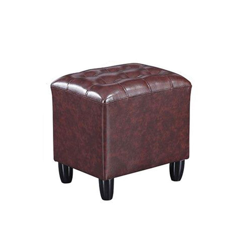 Fucile in pelle nera in pelle nera rettangolo colore puro standard interno