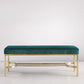 Modern Rectangle Velvet Bench Foam Solid Color Bench for Kitchen Clearhalo 'Benches' 'Chairs & Seating' 'furn' 'furn_benches' 'Furniture' 'Living Room Furniture' 1200x1200_71aa0129-471b-49b4-90e9-d9160dcac5a5