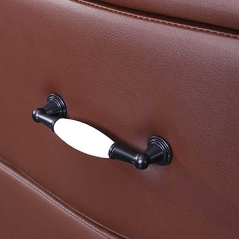 引き出し付きのモダンなアクセントテーブルナイトスタンドガラスベッドサイドキャビネット