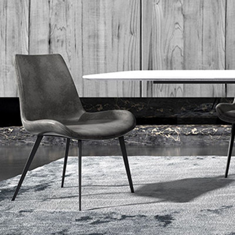 Modern Sintered Stone Dining Table Set with Rectangle Table and Pedestal Base Formal Dining Set Clearhalo 'Dining Room Sets' 'Dining Tables & Seating' 'dining_room_set' 'Furniture' 'furniture_dining_room_set' 'Kitchen & Dining Furniture' 'kitchen&dining_furn' 'kitchen' 1200x1200_71acdb8a-b1bf-41ea-a95f-dffe95d7fd57