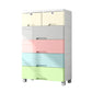 Non-Hanging Wardrobe Armoire Modern Plastic Storage Cabinet with Legs