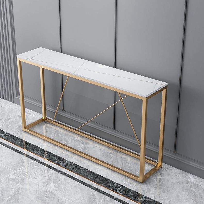 Mesa de finalización de acabado rectángulo contemporáneo de la mesa de la consola de acabado antiguo