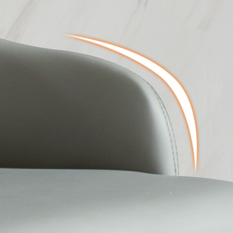 Eigentijdse open achterste eetstoelen armloze zijstoelen met houten benen voor keuken