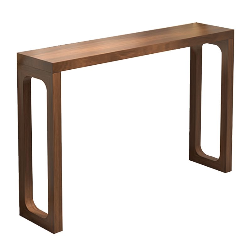 Tavolo da console a rettangolo in legno massiccio Base 33,46 "TABELLO FINE ALTA