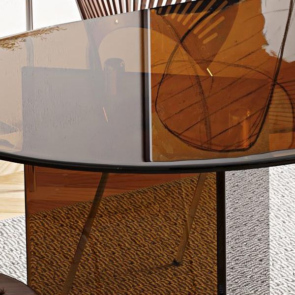 SECILTY STILE MOBILI DI VECOLO OVAL OVAL DOPPIO PEDESTALE PASSAGGIO TABELLO PER CASA