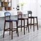 Modern Armless Backrest Counter Stool Wood Cafe Bar Stool with Pedal and Cushion Clearhalo 'Bar Furniture' 'Bar Stools' 'bar_stools' 'furn' 'furn_bar_stools' 'furniture_bar_stools' 'Kitchen & Dining Furniture' 'kitchen&dining_furn' 'kitchen' 'kitchen_furn' Furniture' 1200x1200_71bb4926-e6e7-495c-af37-f04cc4e2d9bc