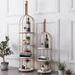 Luxury Metal Wine Holder Rack Round Floor Wine Racks with Shelf Clearhalo 'furn' 'furn_wine_racks' 'Furniture' 'Kitchen & Dining Furniture' 'Wine Racks' 'wine_racks' 1200x1200_71bd543d-a490-44b9-986c-1fbd668505ff