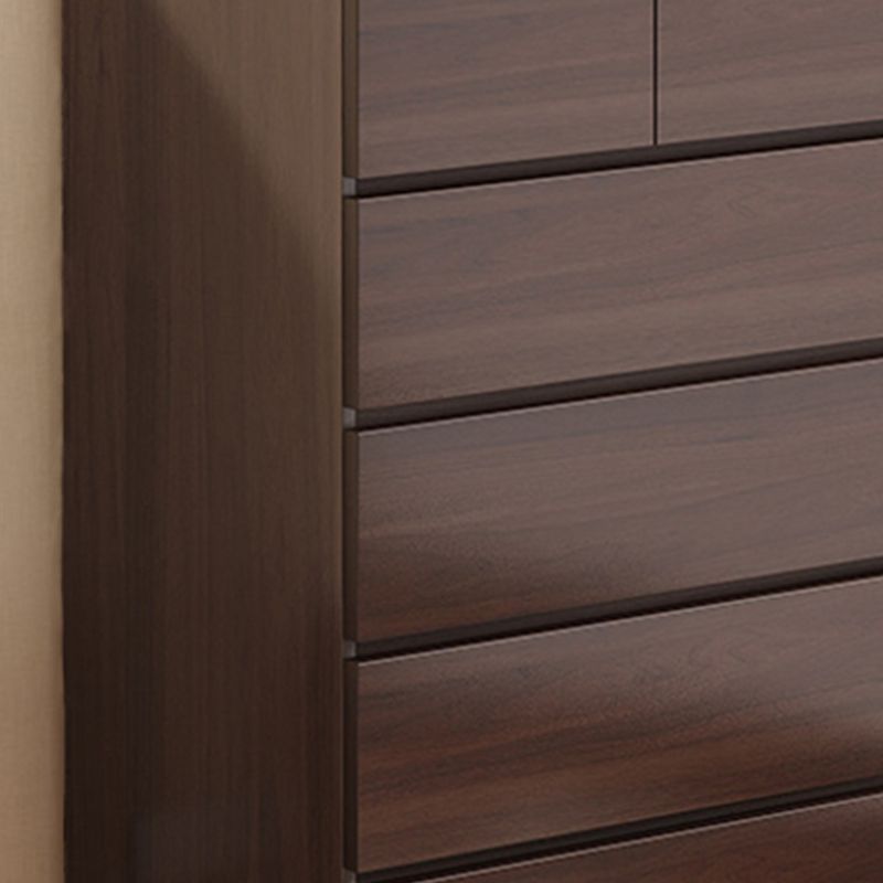 Cassetta portaoggetti verticale in legno ultramoderna per biancheria con cassetti per camera da letto