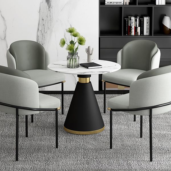 Round Dinette Table Traditional Luxury Dinner Room Table with Pedestal Base Clearhalo ' dining_table' 'Dining Tables & Seating' 'Dining Tables' 'furn' 'furn_dining_table' 'Furniture' 'furniture_dining_table' 'Kitchen & Dining Furniture' 'kitchen&dining_furn' 'kitchen' 'kitchen_dining_table' 1200x1200_71c2b100-11c6-44de-bc16-f87281e00f6e