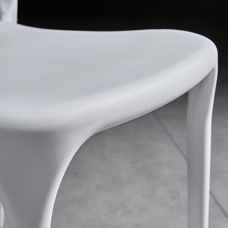 Scandinavian Plastic Dining Arm Chairs Home Open Back Armchairs (Set of 4) Clearhalo ' kitchen&dining_furn' 'Dining Chairs' 'Dining Tables & Seating' 'dining_chair' 'furn' 'furn_dining_chair' 'Furniture' 'furniture_dining_chair' 'Kitchen & Dining Furniture' 'kitchen' 1200x1200_71c360ce-9008-40ed-b06b-a0210e4c5981