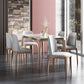 Rectangle Mid-Century Modern Dining Table Sintered Stone Table with 4 Solid Wood Legs Clearhalo ' dining_table' 'Dining Tables & Seating' 'Dining Tables' 'furn' 'furn_dining_table' 'Furniture' 'furniture_dining_table' 'Kitchen & Dining Furniture' 'kitchen&dining_furn' 'kitchen' 'kitchen_dining_table' 1200x1200_71c49330-021c-4d11-90f4-afdb3c13fdb6