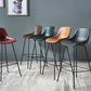 Contemporary Bar-stool PU Leather Counter Bar Stool for Kitchen with 4 Metal Legs Clearhalo 'Bar Furniture' 'Bar Stools' 'bar_stools' 'furn' 'furn_bar_stools' 'Furniture' 'Kitchen & Dining Furniture' 1200x1200_71c494bf-76f0-4fa6-9737-6fe98a1a9d08