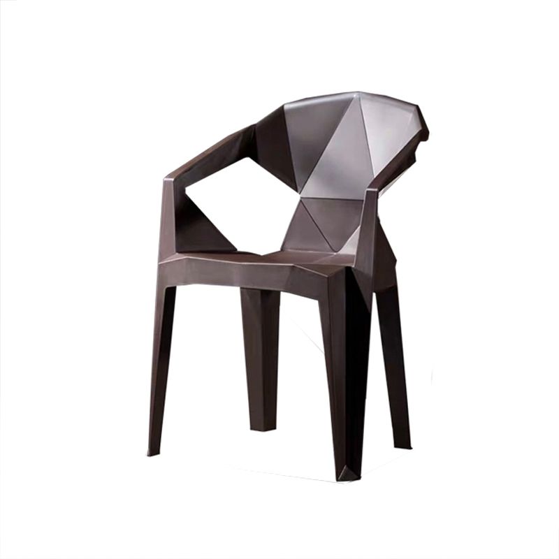 Contemporary Chairs Dining Arm Chair for Kitchen with Plastic Legs Clearhalo 'Dining Chairs' 'Dining Tables & Seating' 'dining_chair' 'Furniture' 'furniture_dining_chair' 'Kitchen & Dining Furniture' 1200x1200_71c55c79-7a87-4351-979f-328333182b32