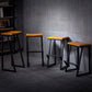 Industrial Style Bar Stool Iron and Solid Wood Square Seat Counter Height Stools Clearhalo 'Bar Furniture' 'Bar Stools' 'bar_stools' 'furn' 'furn_bar_stools' 'furniture_bar_stools' 'Kitchen & Dining Furniture' 'kitchen&dining_furn' 'kitchen' 'kitchen_furn' Furniture' 1200x1200_71c80615-4421-44be-b4d3-b3171acfe971