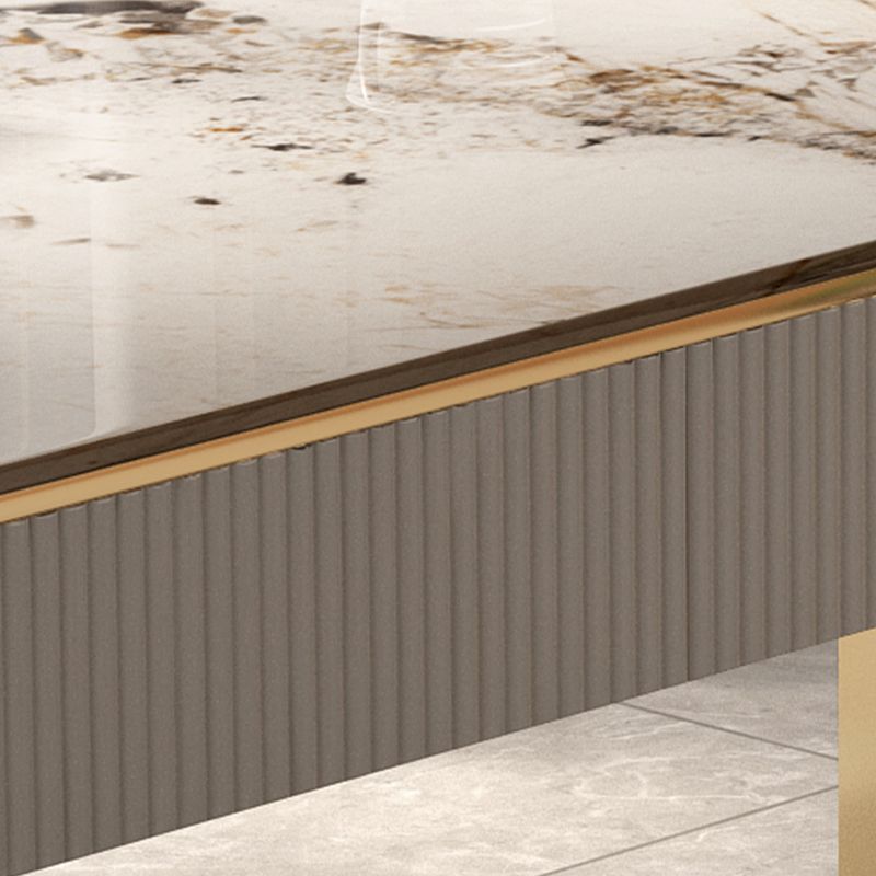 Hedendaagse woningschrijfbureau rechthoekige kantoorbureau met 3 opbergladen