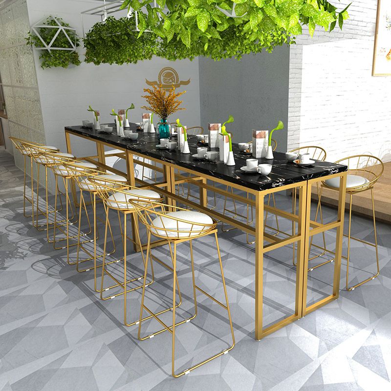 Coffeeshop bar hoogte teller hoogtafel eigentijdse rechthoek pubtafel