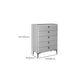 15.6-inch W Contemporary Storage Chest Stone Storage Chest Dresser Clearhalo 'Bedroom Furniture' 'Dressers & Chests' 'dressers_chests' 'furn' 'furn_dressers_chests' 'Furniture' 1200x1200_71cb1d3f-268a-4c04-acea-7544dcbde009