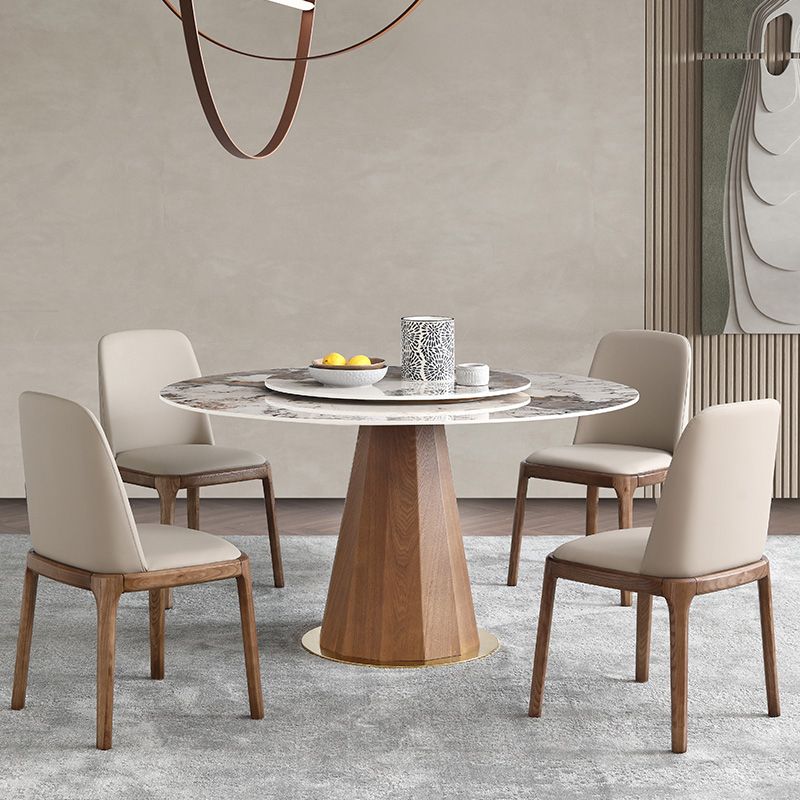 Modern 1/4/5/7 Pieces Dining Set Solid Wood Base Dining Room Set for Home Use Clearhalo 'Dining Room Sets' 'Dining Tables & Seating' 'dining_room_set' 'furn' 'furn_dining_room_set' 'Furniture' 'furniture_dining_room_set' 'Kitchen & Dining Furniture' 'kitchen&dining_furn' 'kitchen' 1200x1200_71cb378f-fbf6-430f-83f3-2f22c25ac668
