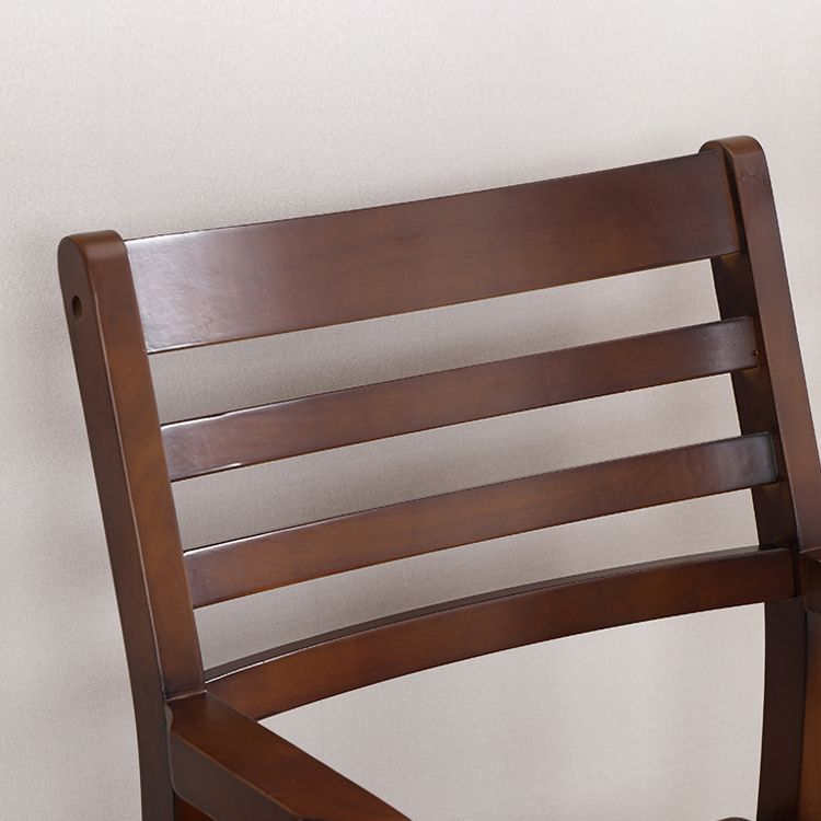 Traditional 20'' Wide Wood Dining Arm Chair Ladder Back Chair for Home Use Clearhalo ' kitchen&dining_furn' 'Dining Chairs' 'Dining Tables & Seating' 'dining_chair' 'furn' 'furn_dining_chair' 'Furniture' 'furniture_dining_chair' 'Kitchen & Dining Furniture' 'kitchen' 1200x1200_71ce382b-6998-4ee0-9ecc-904d75ea977b