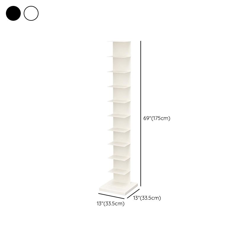 Étagères à étagère verticale à l'arrière fermé incluse une bibliothèque pour la salle d'étude