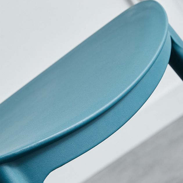 Scandinavian Plastic Armless Dining Chair Stackable Dining Side Chairs (Set of 4) Clearhalo ' kitchen&dining_furn' 'Dining Chairs' 'Dining Tables & Seating' 'dining_chair' 'furn' 'furn_dining_chair' 'Furniture' 'furniture_dining_chair' 'Kitchen & Dining Furniture' 'kitchen' 1200x1200_71d3bc51-322f-4523-9e31-9b3a9787045f