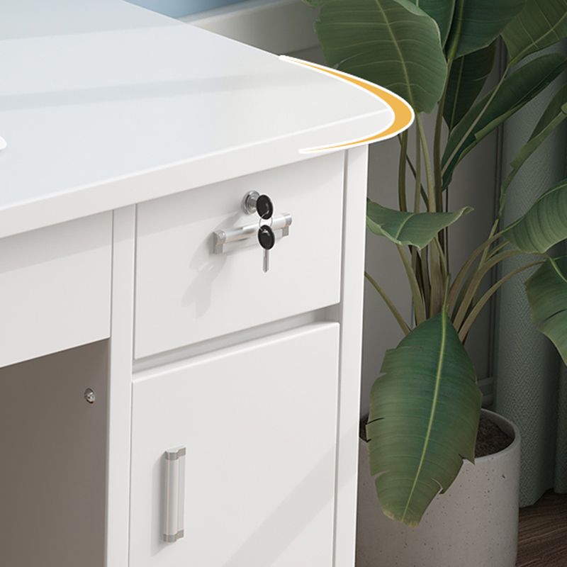 29 "H Écriture rectangulaire avec des tiroirs de verrouillage bureau de bureau