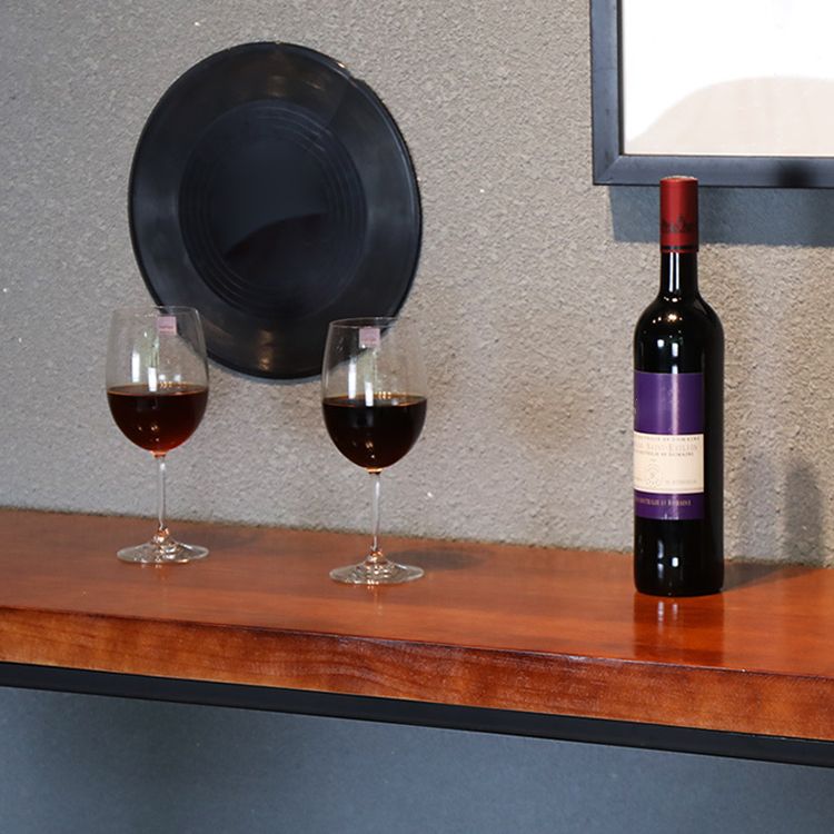 Tavolo da pub in legno di pino rettangolare tavolo da bistrot industriale con base di cavalletto in nero