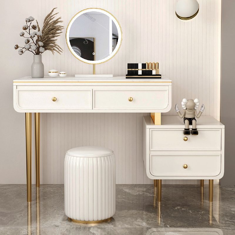 Escritorio de tocador de tocador de maquillaje de top de pizarra de glamera para dormitorio