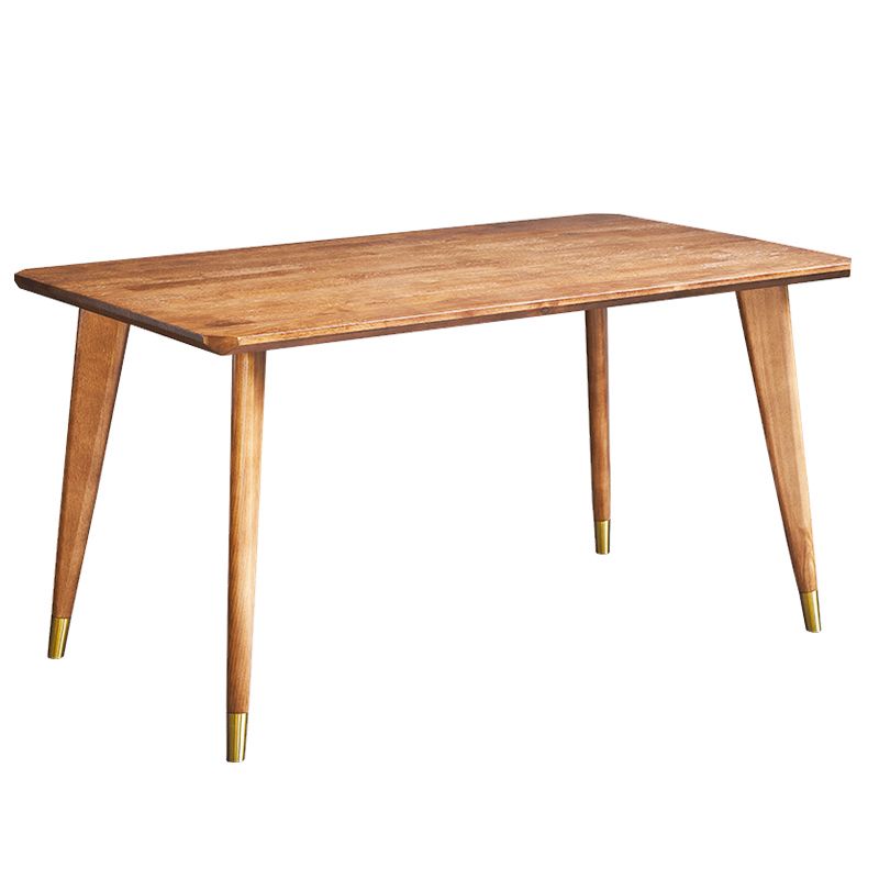 Traditional Luxury Dining Table Rectangle Solid Wood Dining Table with 4 Legs for Home Clearhalo ' dining_table' 'Dining Tables & Seating' 'Dining Tables' 'furn' 'furn_dining_table' 'Furniture' 'furniture_dining_table' 'Kitchen & Dining Furniture' 'kitchen&dining_furn' 'kitchen' 'kitchen_dining_table' 1200x1200_71dcce98-b1ef-4c43-8e2c-d2f0b117c0f9
