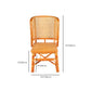 Contemporary Armless Wicker Chair Home Cane Back Dining Chair Clearhalo 'Dining Chairs' 'Dining Tables & Seating' 'dining_chair' 'furn' 'furn_dining_chair' 'Furniture' 'Kitchen & Dining Furniture' 1200x1200_71e0c8c3-ef6a-4e1a-96cc-69178dd24ed8