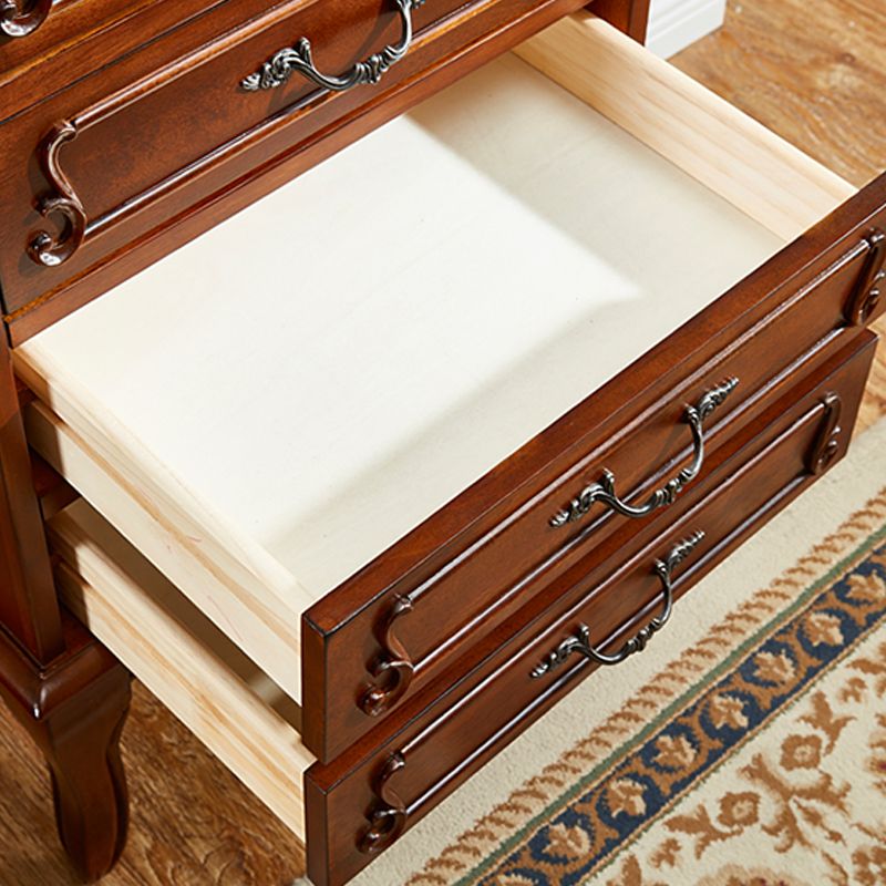 American Traditional Wood Lingerie Chest Brown Bedroom Vertical Dresser Clearhalo 'Bedroom Furniture' 'Dressers & Chests' 'dressers_chests' 'furn' 'furn_dressers_chests' 'Furniture' 1200x1200_71e23b9b-1007-4acd-aa78-04b1428cb15e